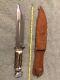 Edge Mark Brand Model 20482 Solingen Germany Bowie Knife Stag Handle Very Nice