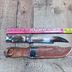 Edge Mark Knives 469 Bowie Blade Knife STAG Solingen Germany With Sheath