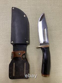 Elmer Keith Guns & Ammo Hunting Knife. With Original Sheath. Read Description