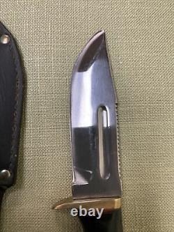 Elmer Keith Guns & Ammo Hunting Knife. With Original Sheath. Read Description