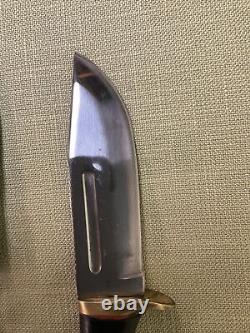 Elmer Keith Guns & Ammo Hunting Knife. With Original Sheath. Read Description