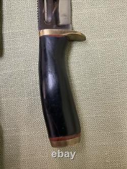 Elmer Keith Guns & Ammo Hunting Knife. With Original Sheath. Read Description