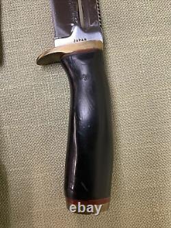 Elmer Keith Guns & Ammo Hunting Knife. With Original Sheath. Read Description