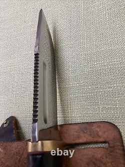 Elmer Keith Guns & Ammo Hunting Knife. With Original Sheath. Read Description