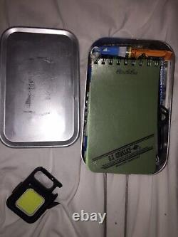 Esee Knives Survival Kit in Mess Tin with Custom Contents Streamlight