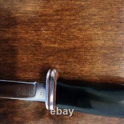 Excellent Condition! Vintage Buck 118 Knife 2 LINE INVERTED STAMP No Box