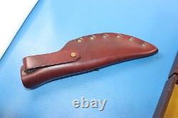 Excellent Vintage Buck Kalinga Knife Original Sheath & Display Box Case