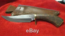 Extremely Rare Walt K. Bushman Sheath Knife. Never Used Outside of Display