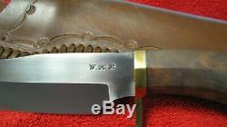 Extremely Rare Walt K. Bushman Sheath Knife. Never Used Outside of Display