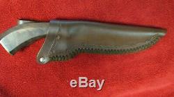 Extremely Rare Walt K. Bushman Sheath Knife. Never Used Outside of Display