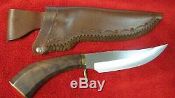 Extremely Rare Walt K. Bushman Sheath Knife. Never Used Outside of Display