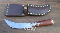 FINEST Antique Fur Trade Bolstered Fur Trade Hunting Skinning Knife withSheath