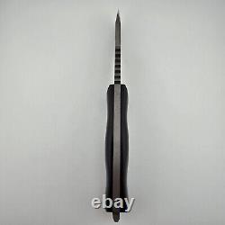 Fallen Oak Forge Warlock Custom Fixed Blade Knife 5160 High Carbon Steel Recurve