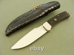 Fantoni Italy Danilo R Roman 188 Horn Hunting Bowie Sheath Knife Vintage Knives