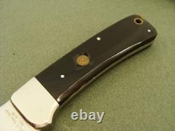 Fantoni Italy Danilo R Roman 188 Horn Hunting Bowie Sheath Knife Vintage Knives