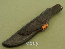 Fantoni Italy Danilo R Roman 188 Horn Hunting Bowie Sheath Knife Vintage Knives