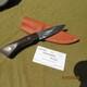 Fine Johnny Johnson Edgefield S. C. Custom Knives Drop Point Hunter Skinner MINT