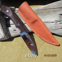 Fine Johnny Johnson Edgefield S. C. Custom Knives Drop Point Hunter Skinner MINT