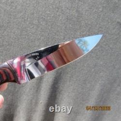 Fine Johnny Johnson Edgefield S. C. Custom Knives Drop Point Hunter Skinner MINT