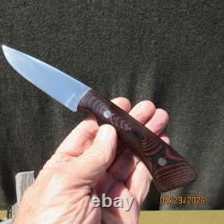 Fine Johnny Johnson Edgefield S. C. Custom Knives Drop Point Hunter Skinner MINT