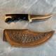 Fire River Sportsman Hunting Knife handmade vintage 4.5 blade New Never Used