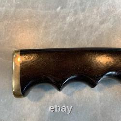 Fire River Sportsman Hunting Knife handmade vintage 4.5 blade New Never Used