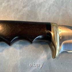 Fire River Sportsman Hunting Knife handmade vintage 4.5 blade New Never Used