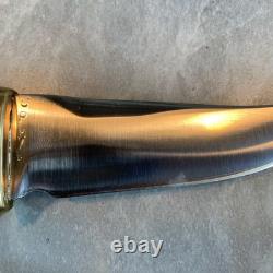 Fire River Sportsman Hunting Knife handmade vintage 4.5 blade New Never Used