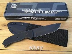 Firstedge 5050 Survival Knife Elmax Steel G-10 Handle Kydex Sheath USA