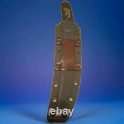 Fixed Blade Japanese Knife Brass Skull EDC Military Tactical Hunting VG10 Sharp