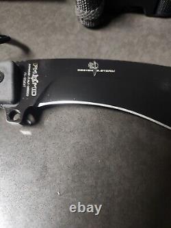 Fox Exteme Tactical Kukri Black Handle 14.5 N690Co Fixed Knife Machete 9CM04T