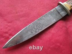 G. C. Co. (Waidmanns Helfer) Fixed Blade Hunting Bowie Knife, Solingen, Germany