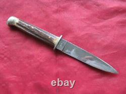 G. C. Co. (Waidmanns Helfer) Fixed Blade Hunting Bowie Knife, Solingen, Germany