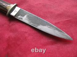 G. C. Co. (Waidmanns Helfer) Fixed Blade Hunting Bowie Knife, Solingen, Germany