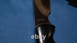 G sakai Hunting knife High speed steel blade with case