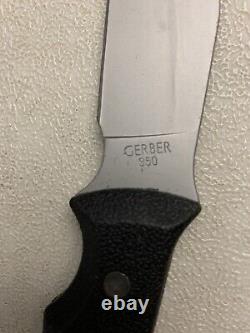 GERBER 950 USA HUNTING KNIFE FIXED BLADE With SHEATH RARE VINTAGE
