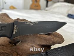 GERBER CFB COMBAT TANTO 154CM FIXED BLADE KNIFE withSHEATH