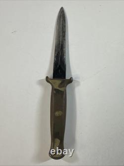 GERBER GUARDIAN II 2 Camo Fixed Blade Knife Dagger Vtg 1984