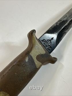 GERBER GUARDIAN II 2 Camo Fixed Blade Knife Dagger Vtg 1984