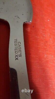 GNARLEY STAG Case's Tested XX-Ax-Hatchet Case knife Combo Handle Sheath ANTIQUE