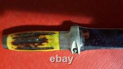 GNARLEY STAG Case's Tested XX-Ax-Hatchet Case knife Combo Handle Sheath ANTIQUE