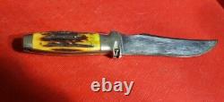 GNARLEY STAG Case's Tested XX-Ax-Hatchet Case knife Combo Handle Sheath ANTIQUE