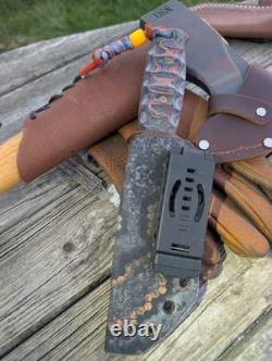 GREEN RIVER Dadley Kephart KNIFE CUSTOM GLOW COPPER MESH Micarta Custom Kydex
