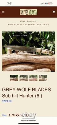 GREY WOLF BRAND sub hilt hunter