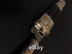Gaucho Knife Solingen Mca Mh Rda 800 Sterling Silver Gold Inlay