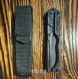 Gerber 42 Hunting Knife 4in Straight Edge Stainless Blade Black with Sheath