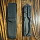 Gerber 42 Hunting Knife 4in Straight Edge Stainless Blade Black with Sheath