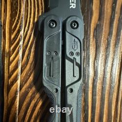 Gerber 42 Hunting Knife 4in Straight Edge Stainless Blade Black with Sheath