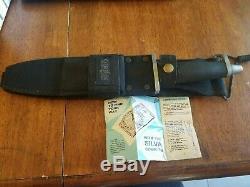 Gerber Bmf USA Early 4 Digit Saw Back Fighting Survival Knife Sheath Sharpener