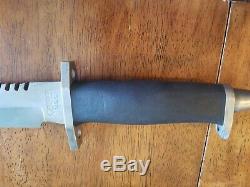 Gerber Bmf USA Early 4 Digit Saw Back Fighting Survival Knife Sheath Sharpener